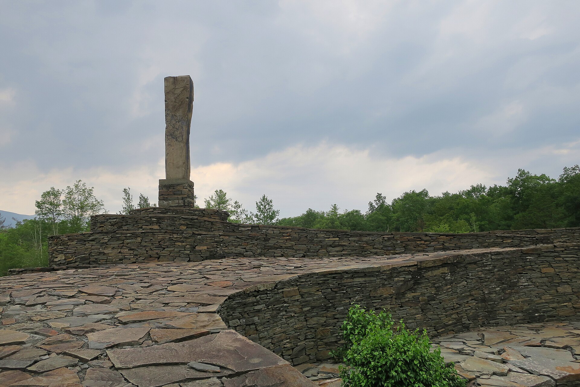 Central monolith at Opus 40